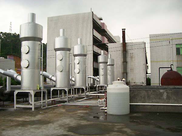 發(fā)電機(jī)尾氣凈化不銹鋼堿性噴淋塔 發(fā)電機(jī)尾氣凈化不銹鋼堿性噴淋塔